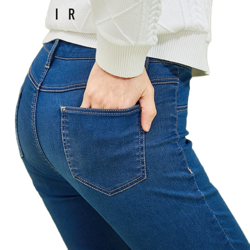 Джинсы SEMIR женские узкие винтажные брюки карандаш из денима 4 сезона модные штаны