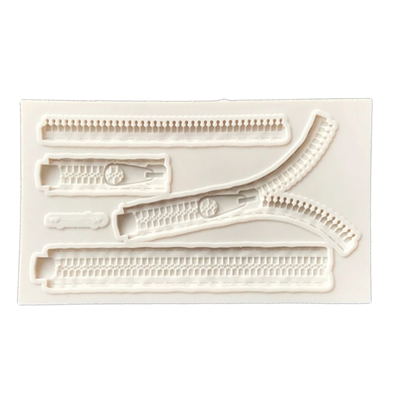 Силиконовые формы для помадки 95AA молния одежды сделай сам свечи полимерные