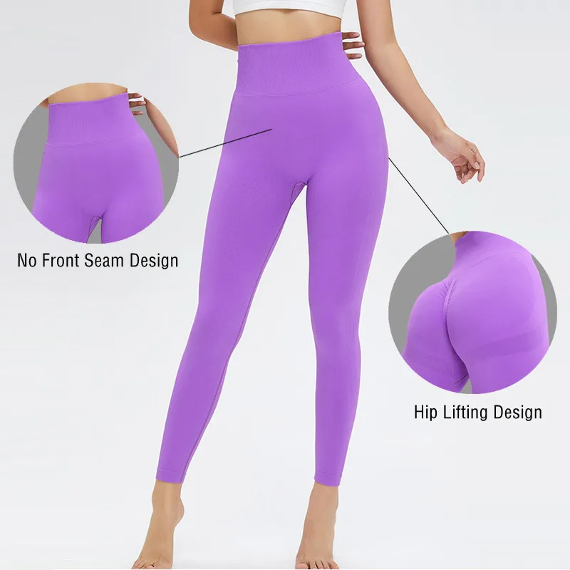 

Sexy Butt Scrunch Seamless Gym Yoga Leggings Women Seamless Butt Lift Compression Pants Tummy Control Stretchy Workout Leggings