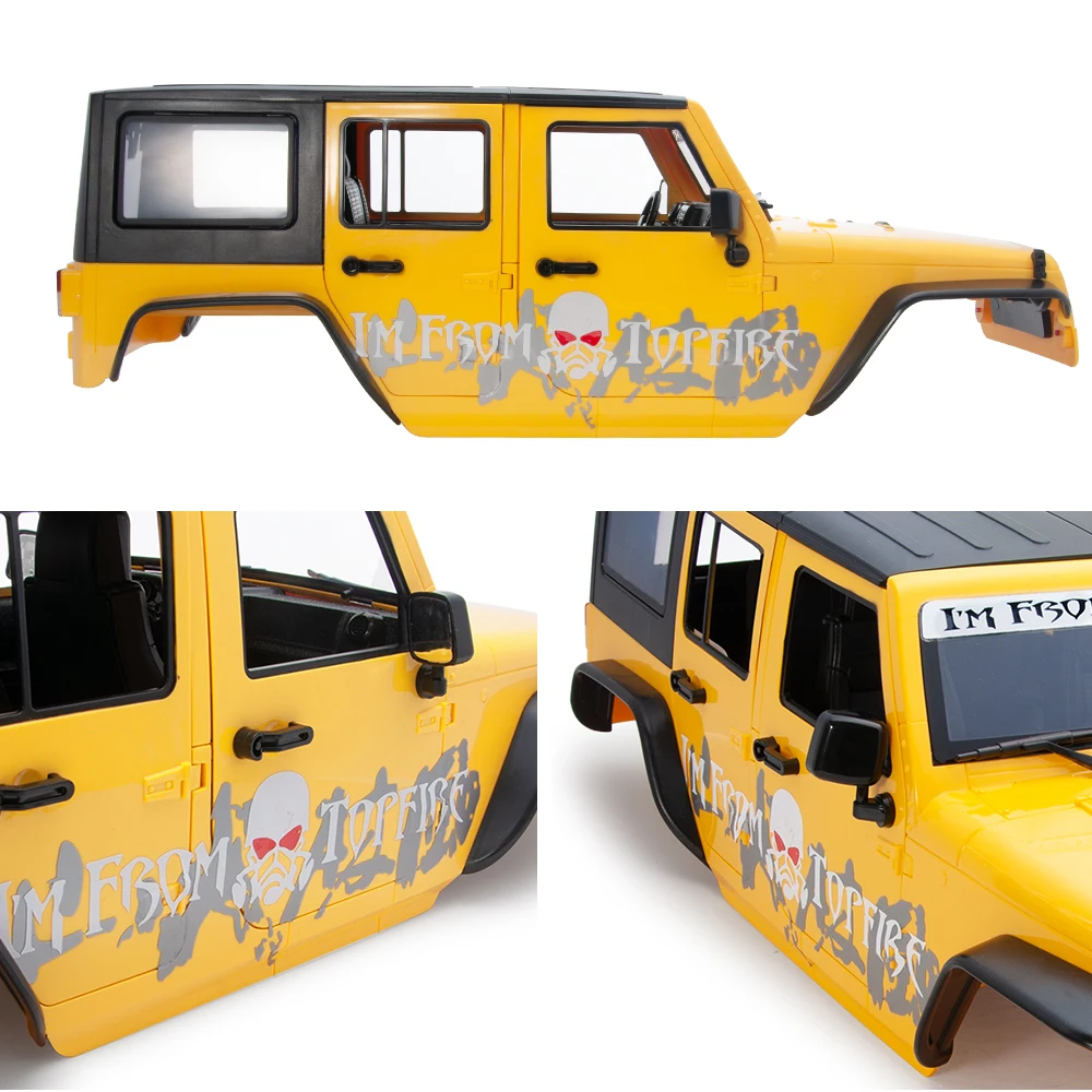 AXSPEED 1 пара наклеек на автомобиль с дистанционным управлением TOPFIRE логотип