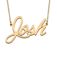 josh custom name necklace customized pendant choker personalized jewelry gift for women girls friend christmas present