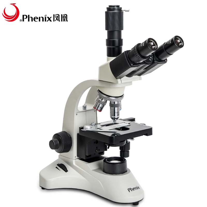Феникс микроскоп PH50-3A43L-A Профессиональный Тринокулярный 40x-1600X цифровой |