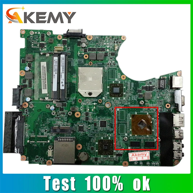 

Материнская плата AKEMY DABL7DMB8E0 для ноутбука Toshiba Satellite L650D L655D HD4500, материнская плата для ноутбука 216-0774007 DDR3, материнская плата для ноутбука