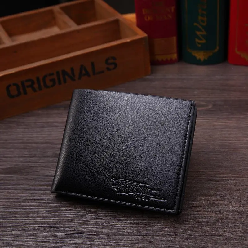 BB 12x9.8x1.5cm Мужской кошелек из искусственной кожи, мужской кошелек на молнии, кошелек для монет, маленький брендовый мужской кошелек, Мультифункциональный кошелек, мода, cartera hombre - Цвет: BB 12x9.8x1.5cm