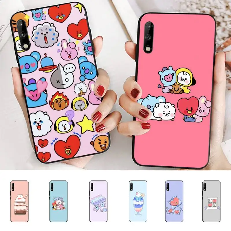 

Zororong Cartoon Funny B-BT21 Phone Case For OPPOR F11 F3 F5 F9 F7 A59 A73 A75 A7X A77 A71 A39 A83 soft Cover Fundas