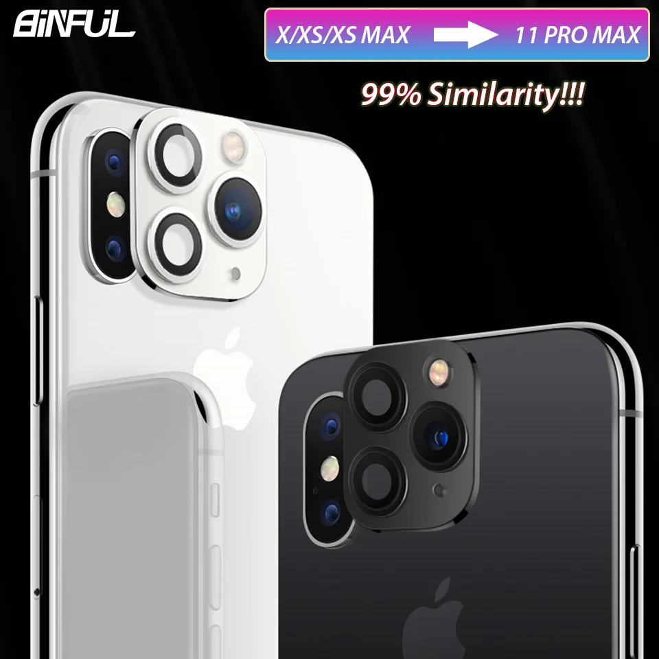 Модифицированный стикер для объектива камеры Сменный Чехол iPhone XR X XS Max защитная