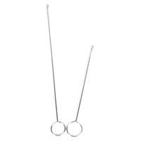 stainless steel sewing loop turner hook for turning fabric tubes straps belts strips for handmade diy sewing tool 12pcs