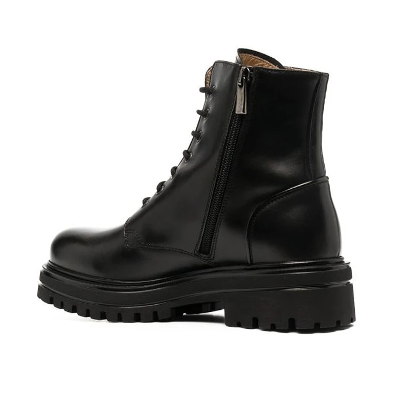 

New Women'S Ankle Boots Real Leather Thick Bottom Shoes Women Fashion Cool Party Club Boots Women Footwear Size 35-39