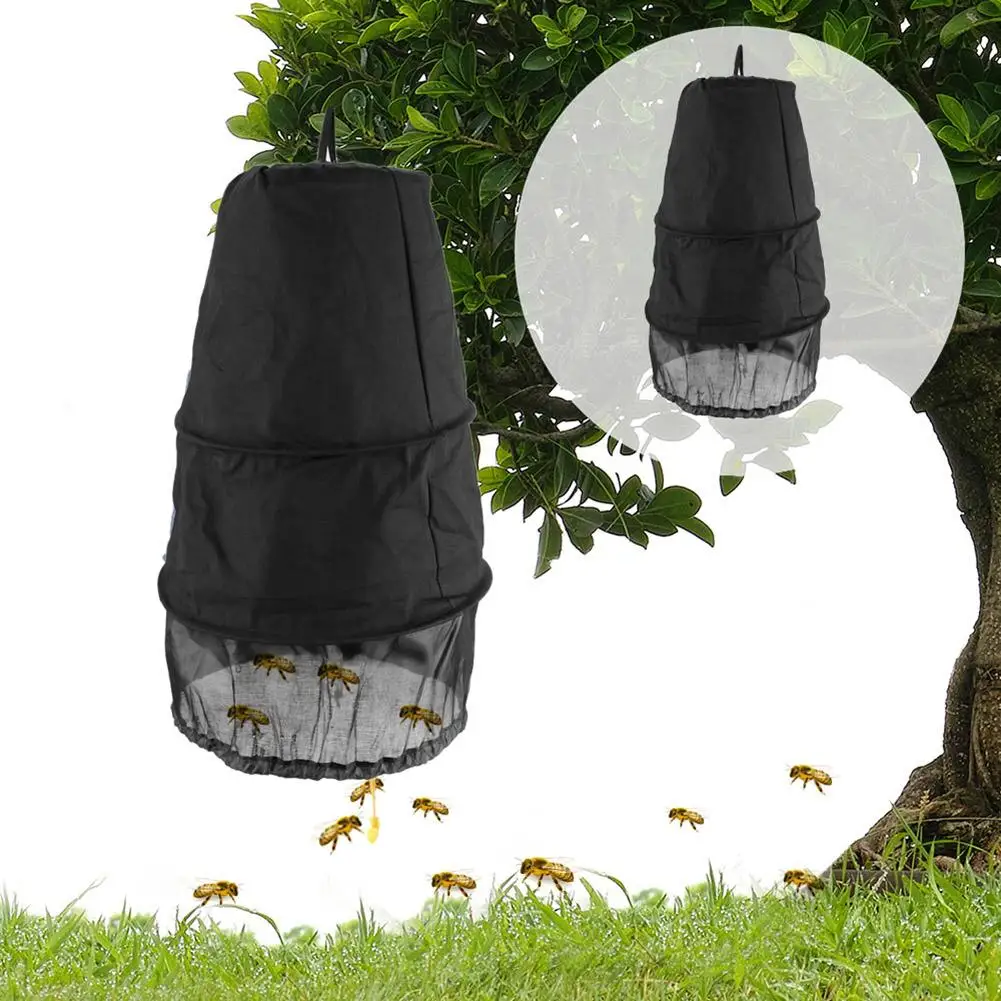 Черная трехслойная клетка для пчел Catch Bees Wild вербовка пчеловодства инструменты