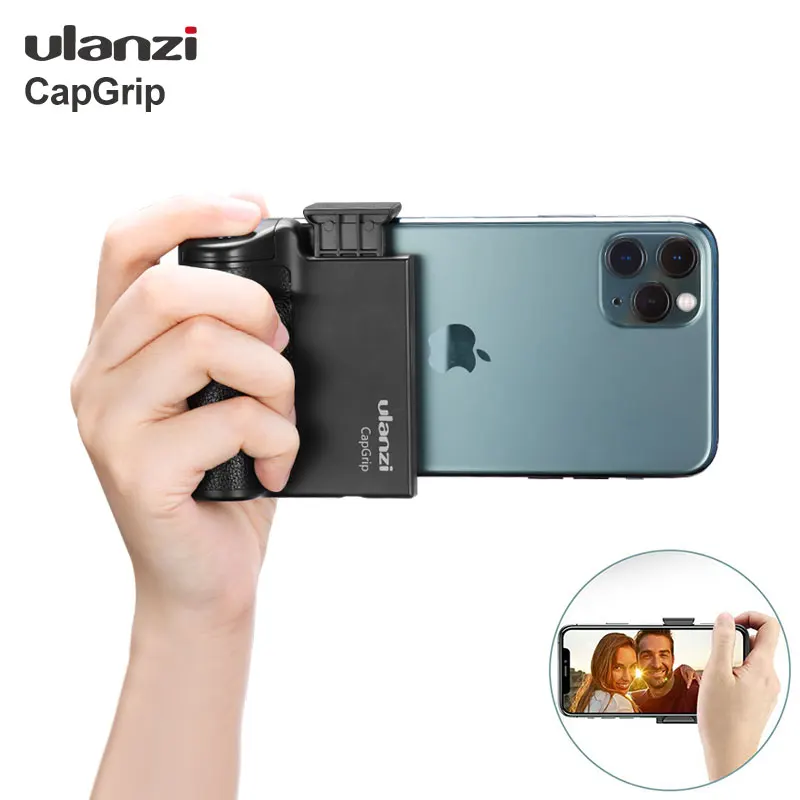 

Ulanzi CapGrip Smartphone Handheld Selfie Booster Hand Grip Camera Aid Bluetooth Remote Control Phone Shutter For IPhone Android