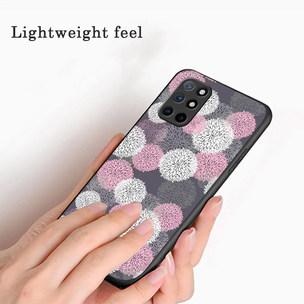 

Feather Heart Cover for Oneplus 8 8T 9 9R 7 7T 6 6T Pro Nord N10 N100 Phone Cases For1+8 1+7 1+6 1+9 1+9R Black TPU Phone Cases