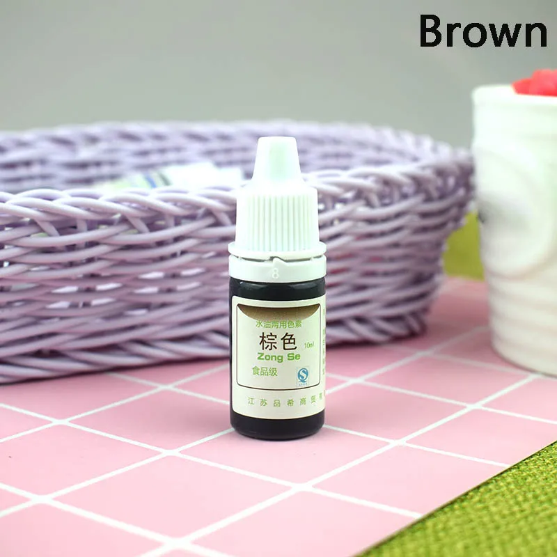 10 мл эпоксидная смола УФ ювелирные изделия окрашивание смолы воды масло двойного