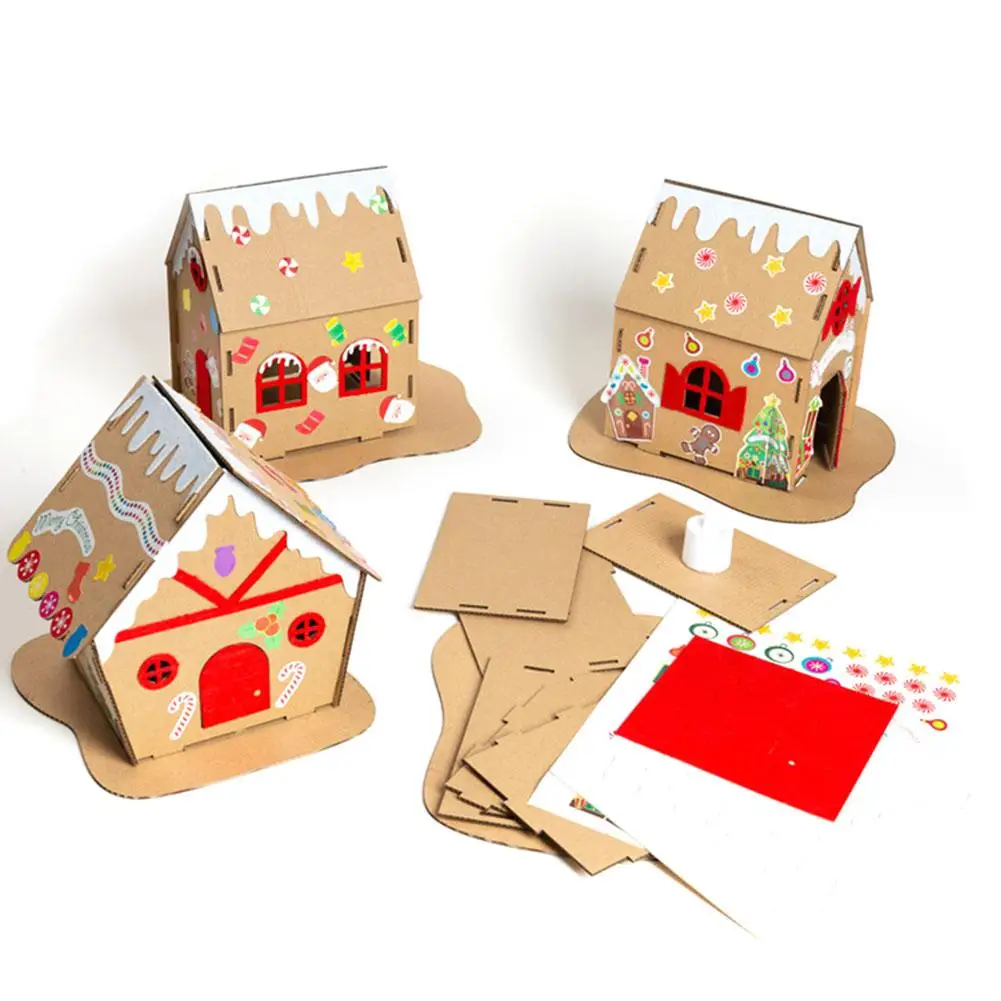 DIY Рождественский светильник ed Little House пластиковый светильник-Свеча на