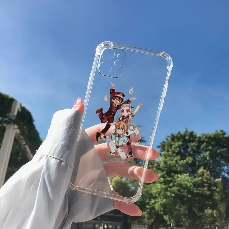

Jibaku Shounen Hanako kun Phone Case Transparent for Clear iPhone 11 12 8 7 6 6S XS MAX Plus X 5S SE 2020 XR mini pro