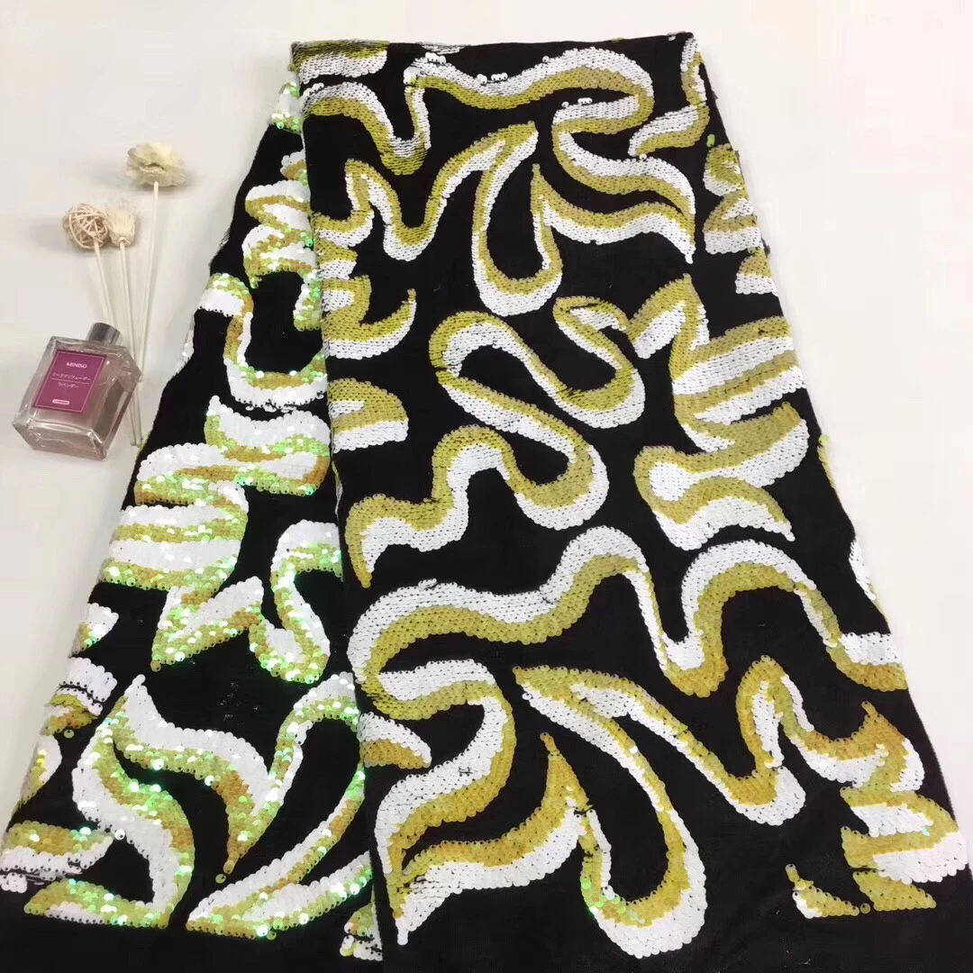 Французский Тюль кружевная ткань новейшее высокое качество африканские пайетки