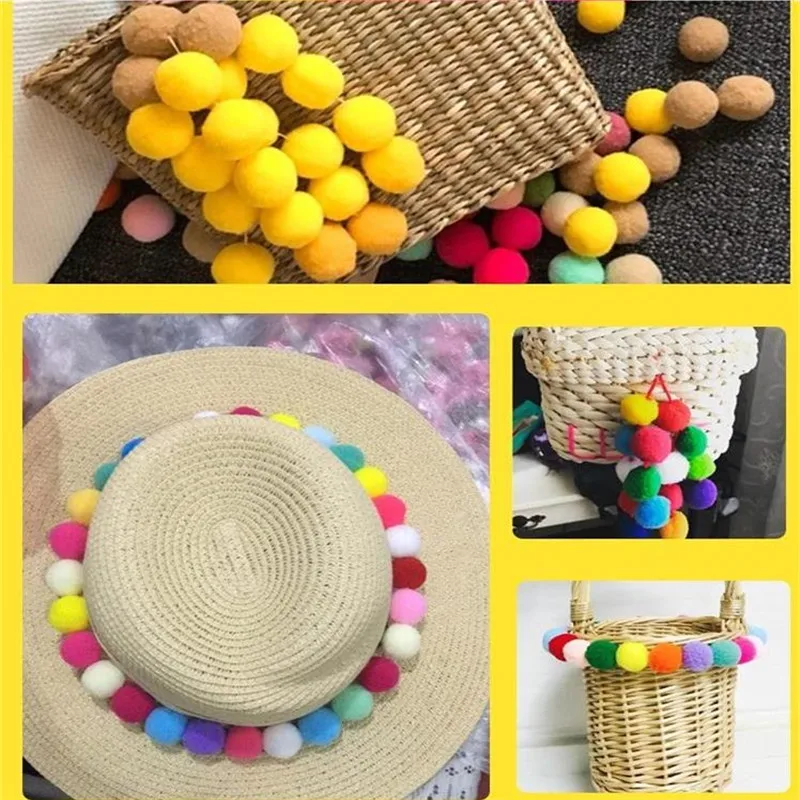 Высокоэластичный плюшевый шар поделки сделай сам рандомный помпон ручной работы