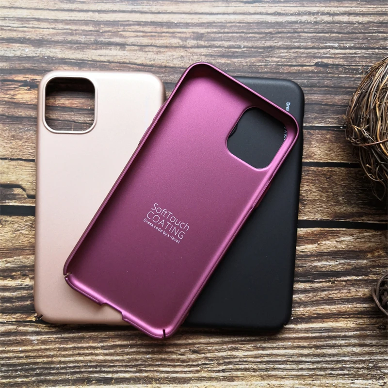 Тонкий и легкий шлифовальный пластиковый чехол для Apple IPhone 11 Pro Max Встроенная
