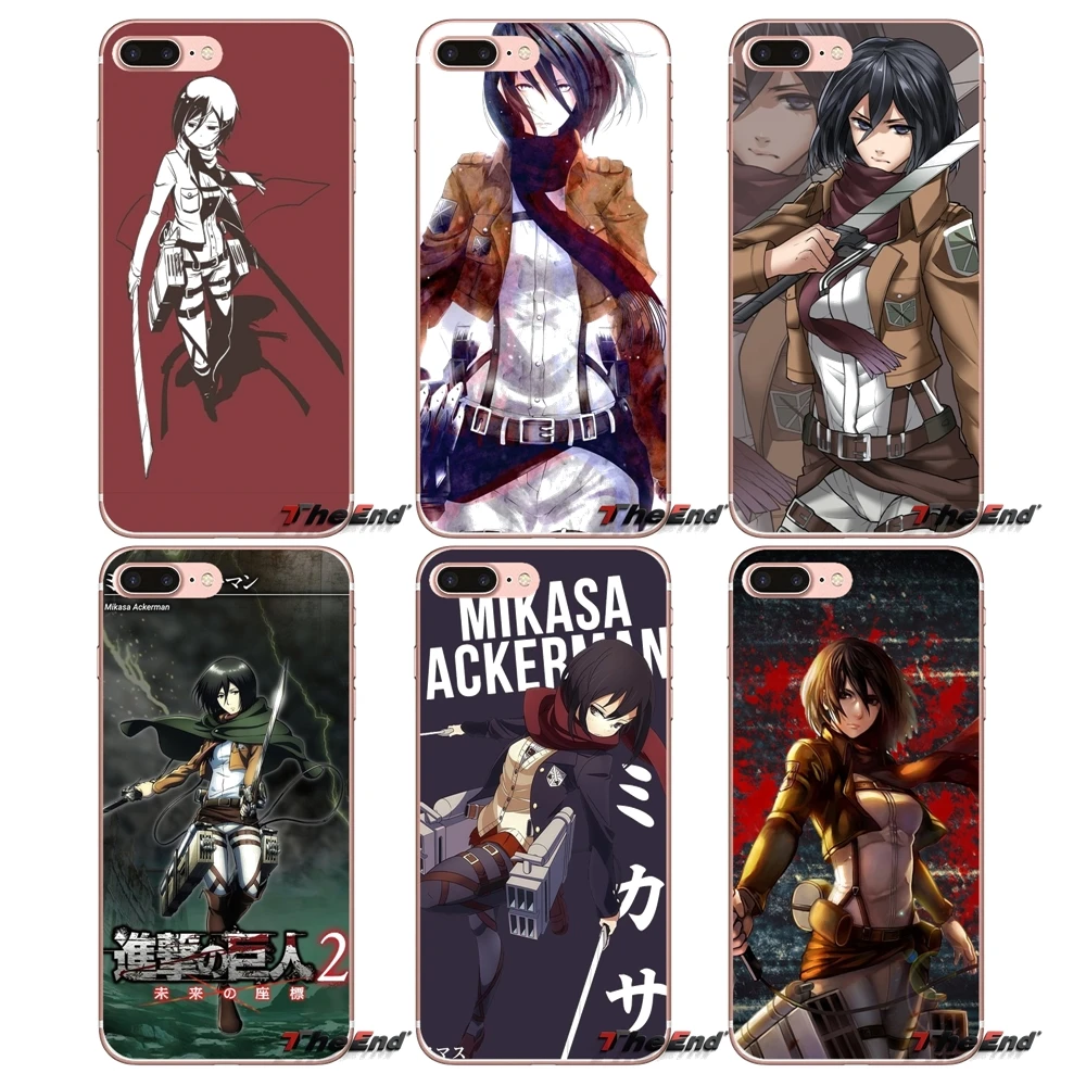 Для Xiao mi 6 A1 Max x 2 5X 6X Red Note 5 5A 4X 4A A4 4 3 Plus Pro аниме Attack on Titan kasa прозрачный мягкий