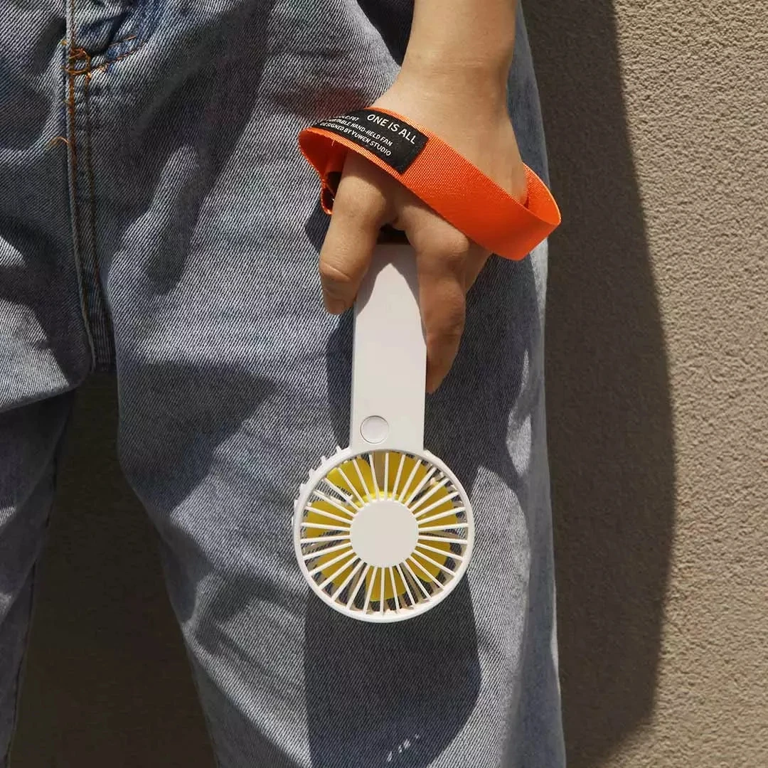 NEW Youpin VH Mini Hand-held Fan Small Portable Fashion Hang Rope 10 Hours Endurance Micro USB Charging Summer | Электроника