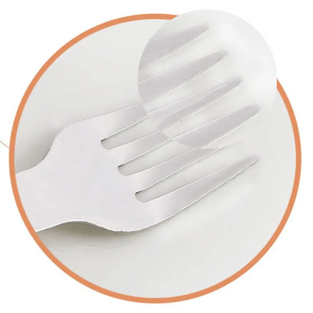 Портативная посуда вилка милый комплект из двух предметов Детская креативная