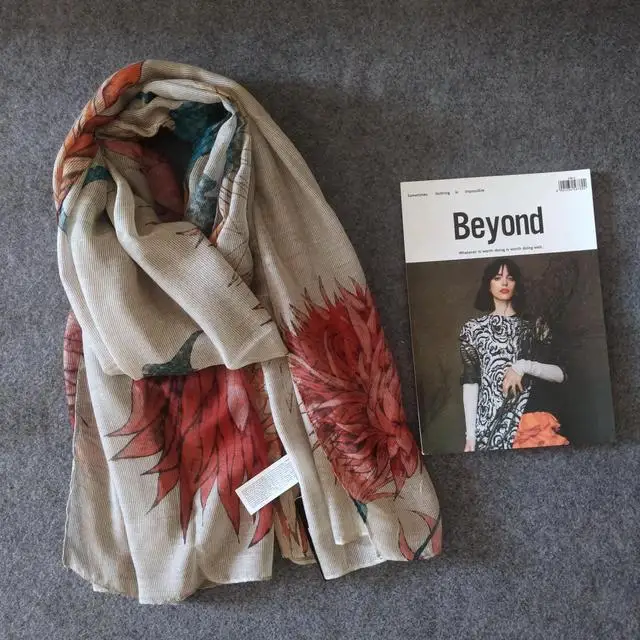 Spanish Print Scarf Shawl Photo Gifts 2 | Hat &amp Glove Sets