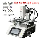 Паяльная станция с горячим воздухом LY 5200, паяльная станция для ремонта мобильный телефон, сенсорный экран, 3 зоны, мощность 3400 Вт