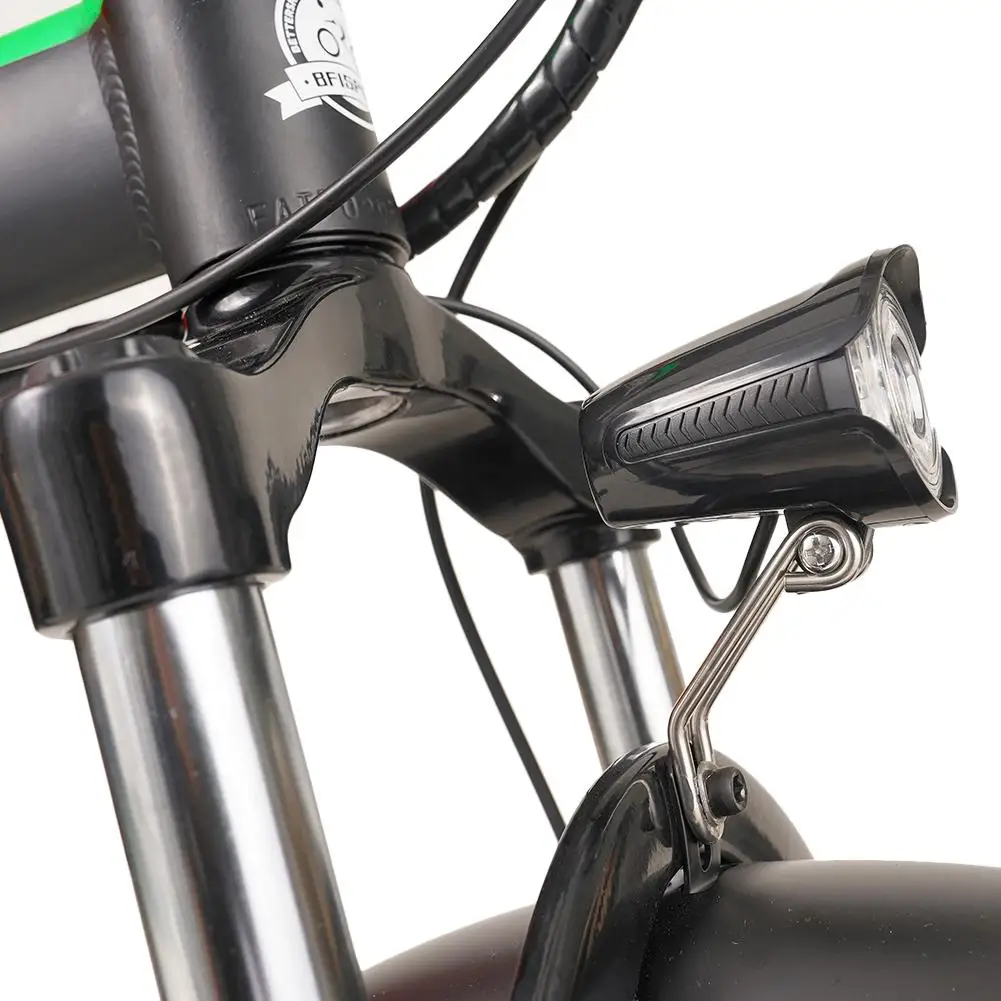 Электрический Снежный велосипед портативный горный складной с литий-ионным