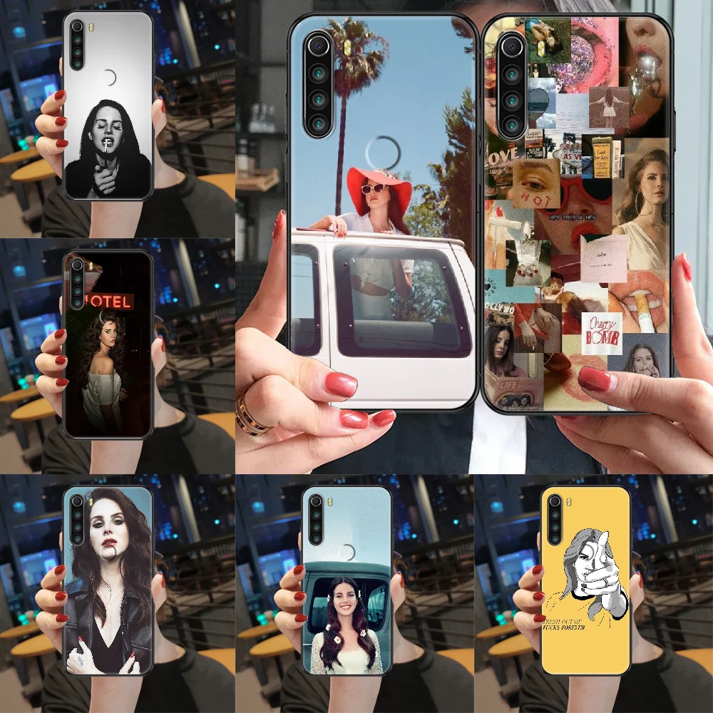 Чехол для телефона Singer Lana Del Rey Xiaomi Redmi Note 4X 6A 7 7A 8 8T 9 9A 9S 10 K30 Pro Ультра черный