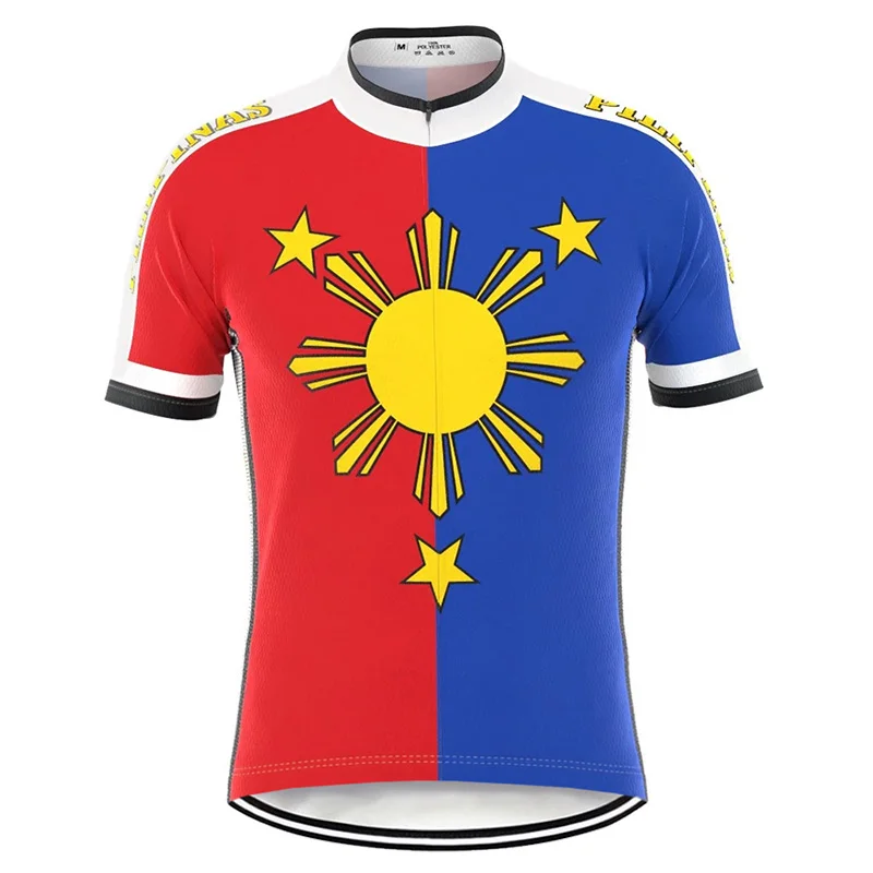 

4 Styles Jersey Philippines Short Man Cycling MTB Shirt Motorcycle Downhill Pilipinas Ride Bicycle Mountain Fashion Dress Top