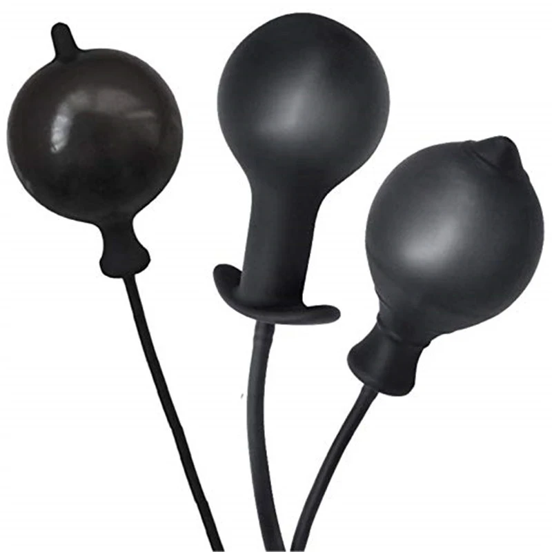 Wetips силиконовые клизма расширитель надувные Анальная пробка большого