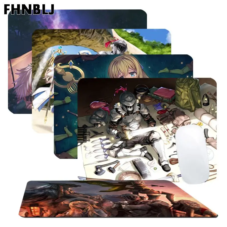 

Пользовательский кожаный коврик для мыши для ноутбука Goblin Slayer, Лидер продаж, оптовая продажа, игровой коврик для мыши