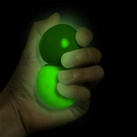 8pcs sticky target fluorescent ball stick wall globes decompression squash catch throw suction balls luminous for children