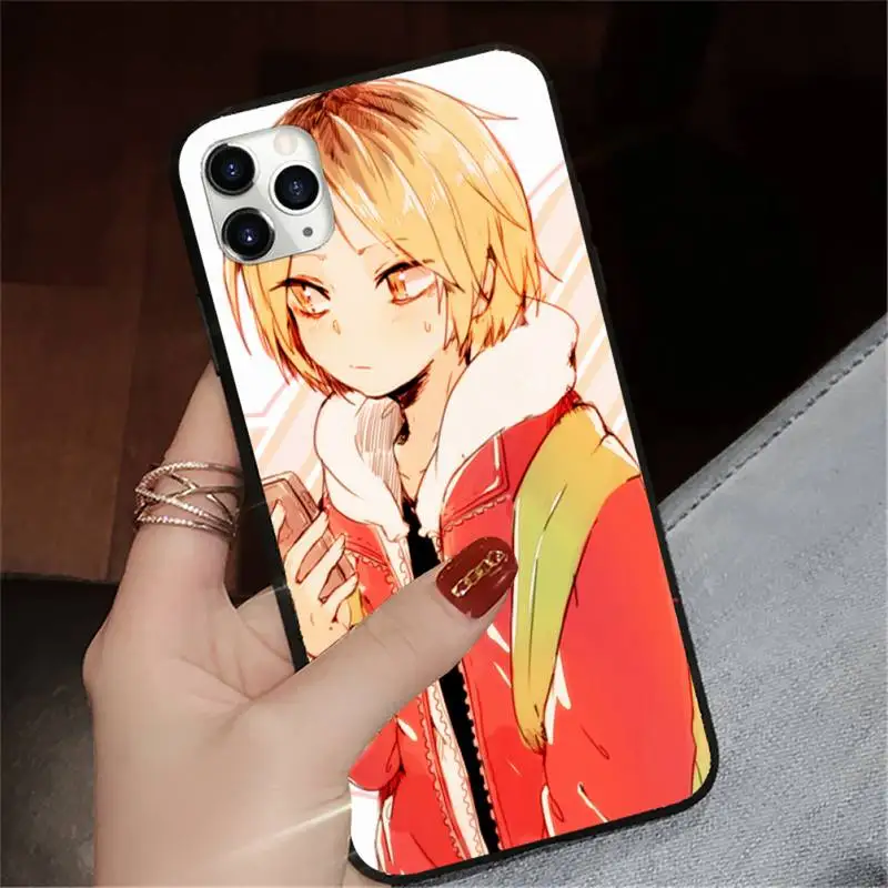 

Kenma Kozume of Haikyuu anime Phone Case for iPhone 11 12 pro XS MAX 8 7 6 6S Plus X 5S SE 2020 XR