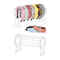 acrylic headband holder detachable clear jewelry organizer display stand perfect necklaces headpieces storage rack