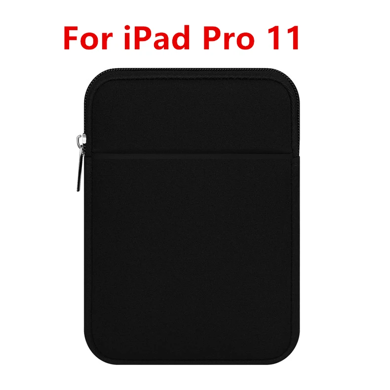 Black 11 Чехол для планшета для iPad 9,7 Чехол Мягкий рукав чехол для iPad Air 2/1 Pro 10,5 Pro 11 Air 10,5 10,2 Мини принципиально Капа - Цвет: Black 11