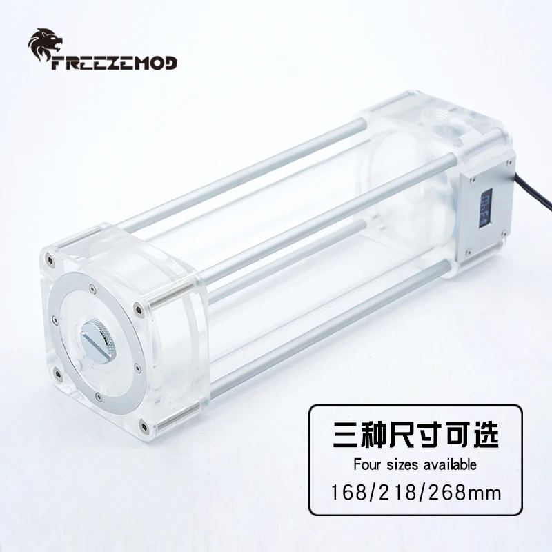 Морозильник квадратный акриловый резервуар для воды 2020 ЖК дисплей температуры