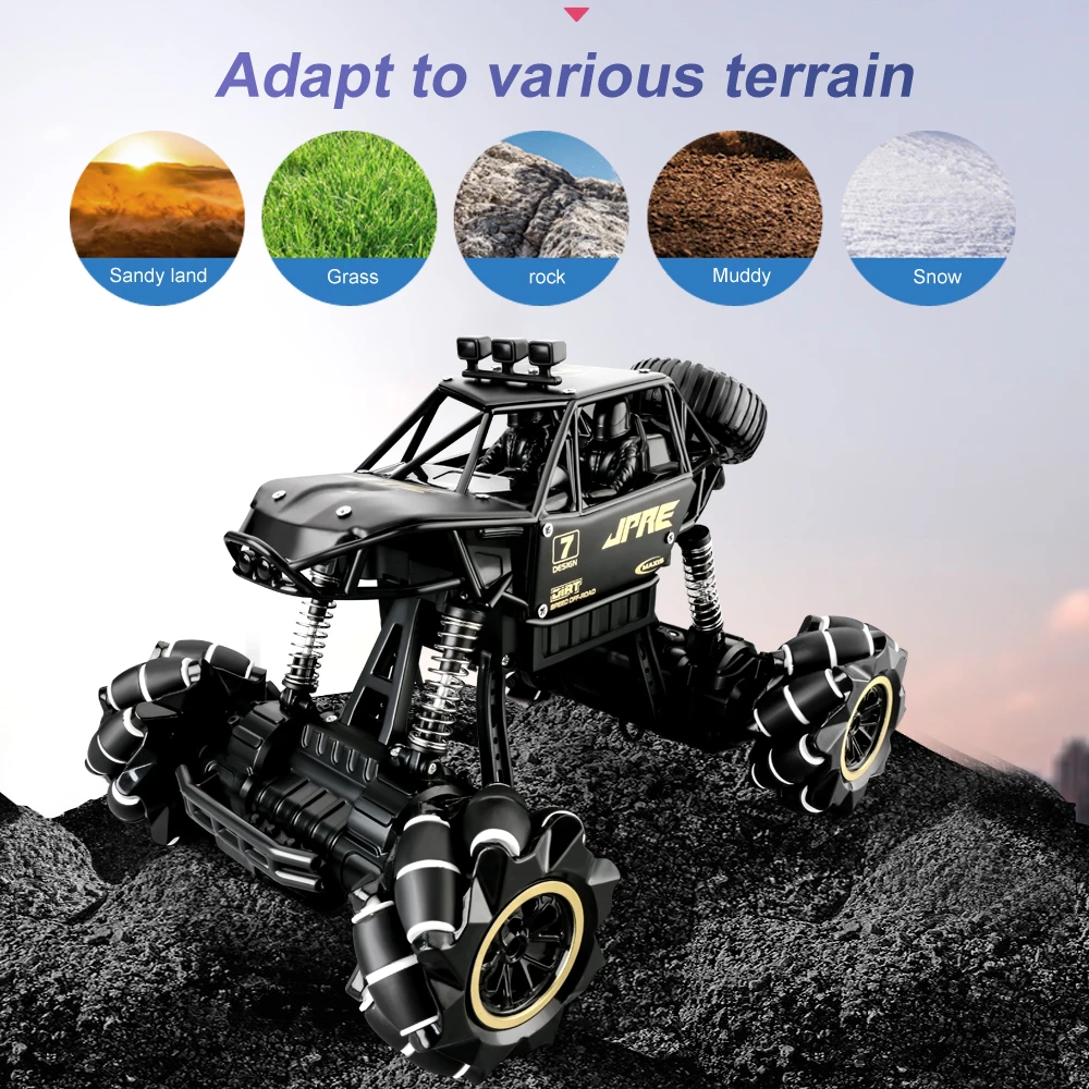 1/16 4WD 2 4 GHz RC трюк автомобиль внедорожный Гусеничный двойной контроль часы