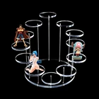 Многофункциональная подставка для украшений, круглая витрина для ювелирных изделий, витрина для десертов, тортов, подсвечник JU218