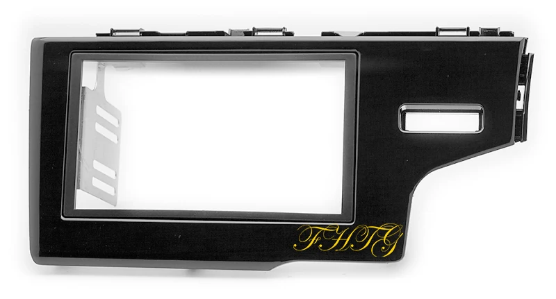 Автомобильная Радио фасция подходит для 2013 2015 Honda Fit/Jazz (RHD UV Black) двойная Din