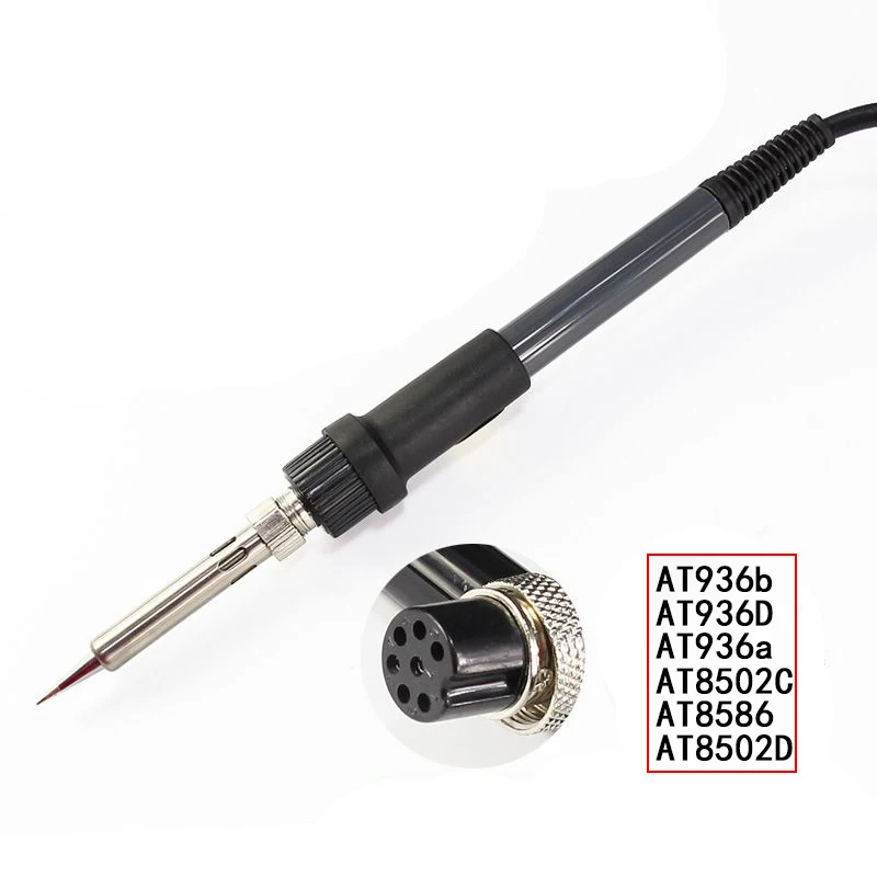 Ручка паяльника с четырьмя отверстиями подходит для AT936b 937/ 8586/936/8502 b|soldering iron|solder