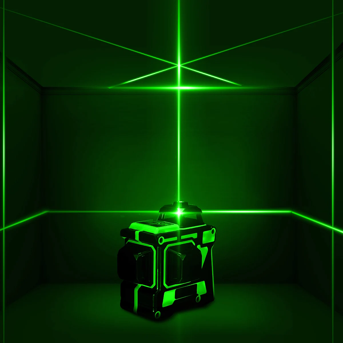 

FASGet Laser Level 12 Lines 3D Level Self-Leveling 360 Horizontal And Vertical Cross Super Powerful Green Laser Level