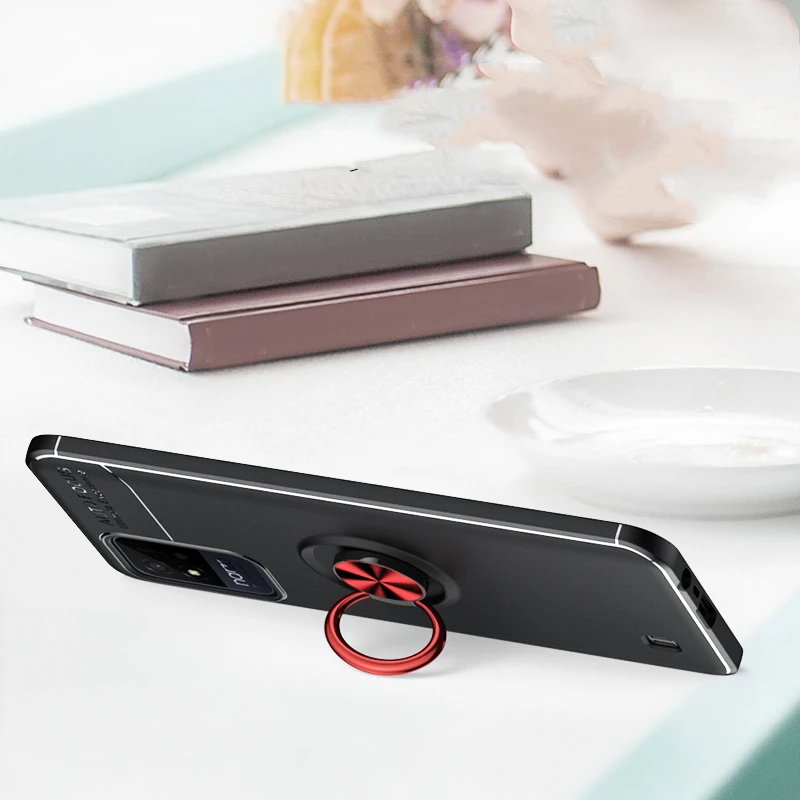 for realme narzo 50i case for realme narzo 50i cover armor protective ring back silicone bumper cover for realme narzo 50i case free global shipping