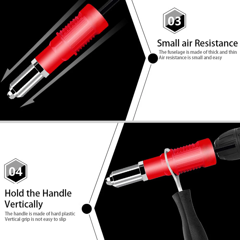 Электрический заклепочный пистолет клепальный адаптер Сменная вставка для