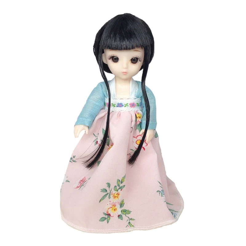 

Chinese tradition princess Hanfu princess doll toys Retro fashion Bedroom Ornament toys Gift For Girl H055