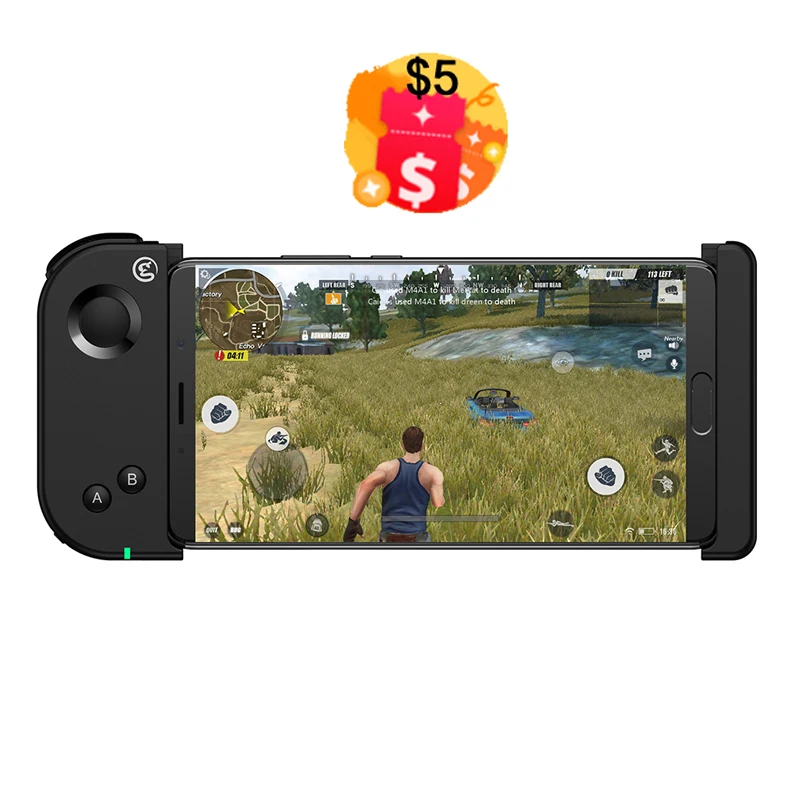 GameSir T6(новая версия) Bluetooth с одной рукой растягивающийся игровой контроллер беспроводной мини-джойстик для iOS iPhone для FPS игр