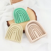 rainbow bridge bifrost shape decorating home decoration bomb 3d nonstick silicone muffin candle mold