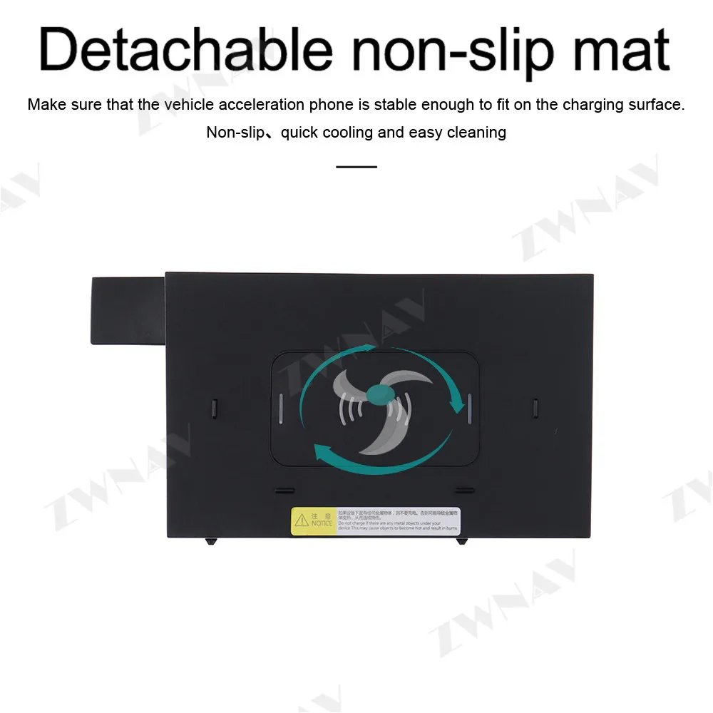 

QI Car Fast wireless charger for Range Rover Discovery 5 2017-2019 Intelligent Infrared Fast Wireless Charging Car Phone Holder