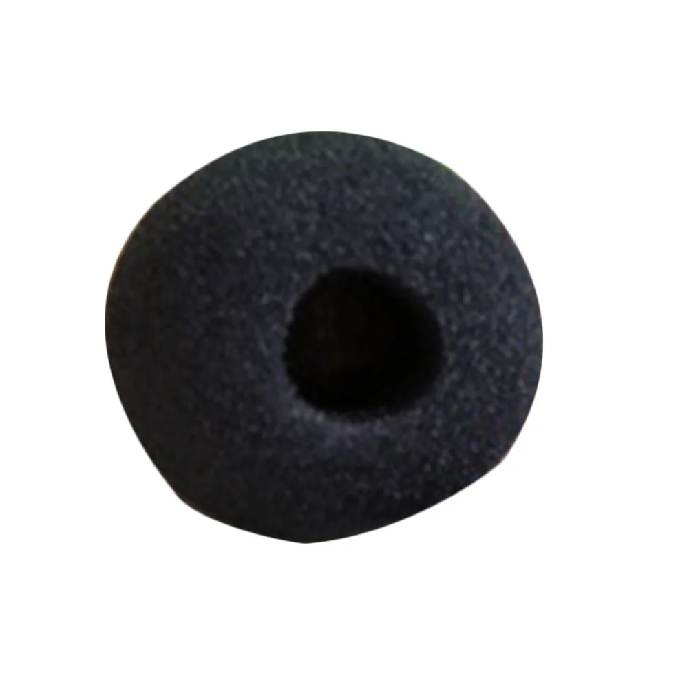 

10pcs Protector Reduce Noise Home Practical Headset Sponge Replacement Windscreen Black Accessories Mini Mic Cover