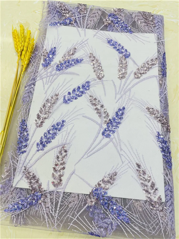 

2021 Latest Mint Green African Sequin Lace Fabric Embroidery French Mesh Lace Fabric With Sequins Nigerian Tulle Lace For Party