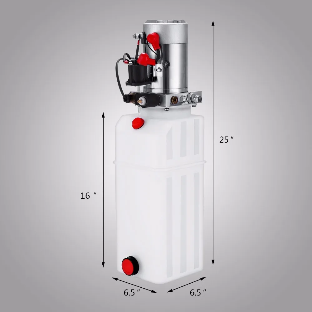 10L 2200W 12 V двойного действия Hydraulik агрегат, Hydraulik Pumpe насос масляный Kipperpumpe с соответствующими аксессуарами
